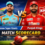 Lucknow Super Giants vs Punjab Kings Match Scorecard