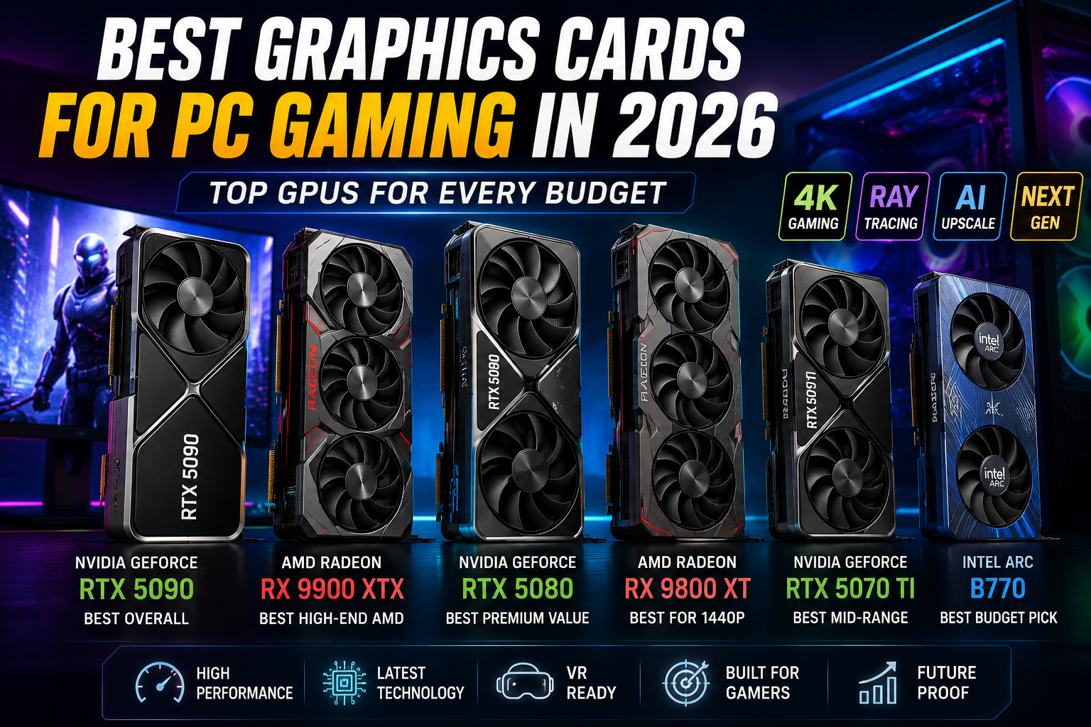 Best Graphics Cards for PC Gaming in 2026
