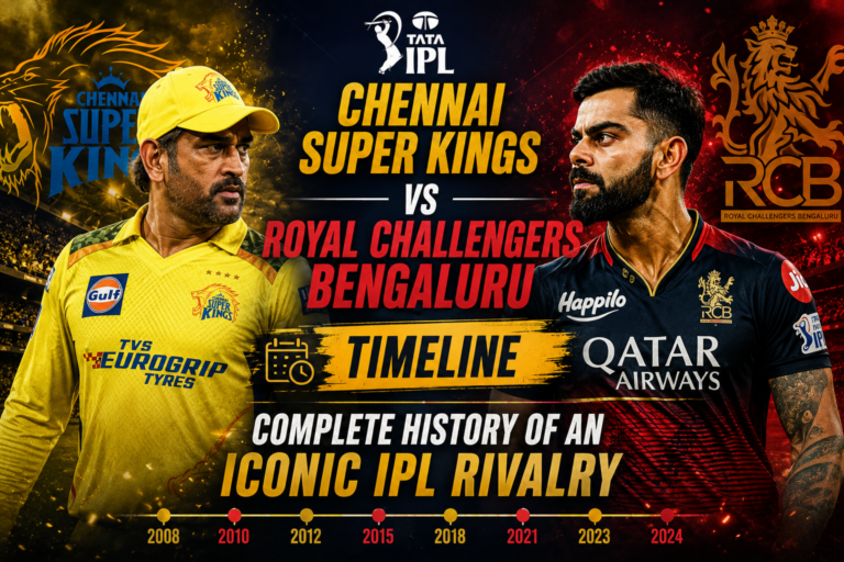 Chennai Super Kings vs Royal Challengers Bengaluru Timeline Complete History of an Iconic IPL Rivalry