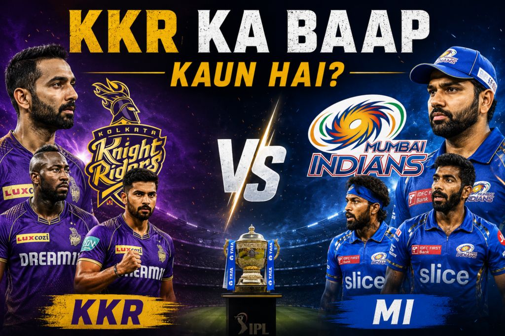 KKR Ka Baap Kaun Hai Kolkata Knight Riders Ka Sabse Bada Rival Kaun Hai