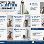 how to clean stainless steel water bottle