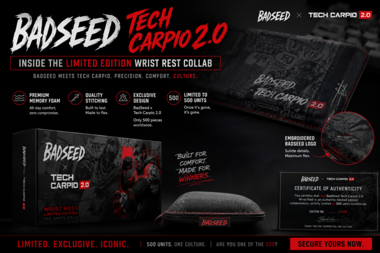 BadSeed Tech Carpio: The Story Behind the Limited-Edition Wrist Rest Everyone’s Talking About