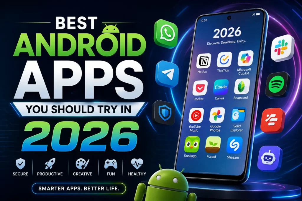 top Android apps 2026
