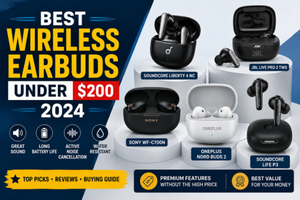 best wireless earbuds under 200 dollars 2024